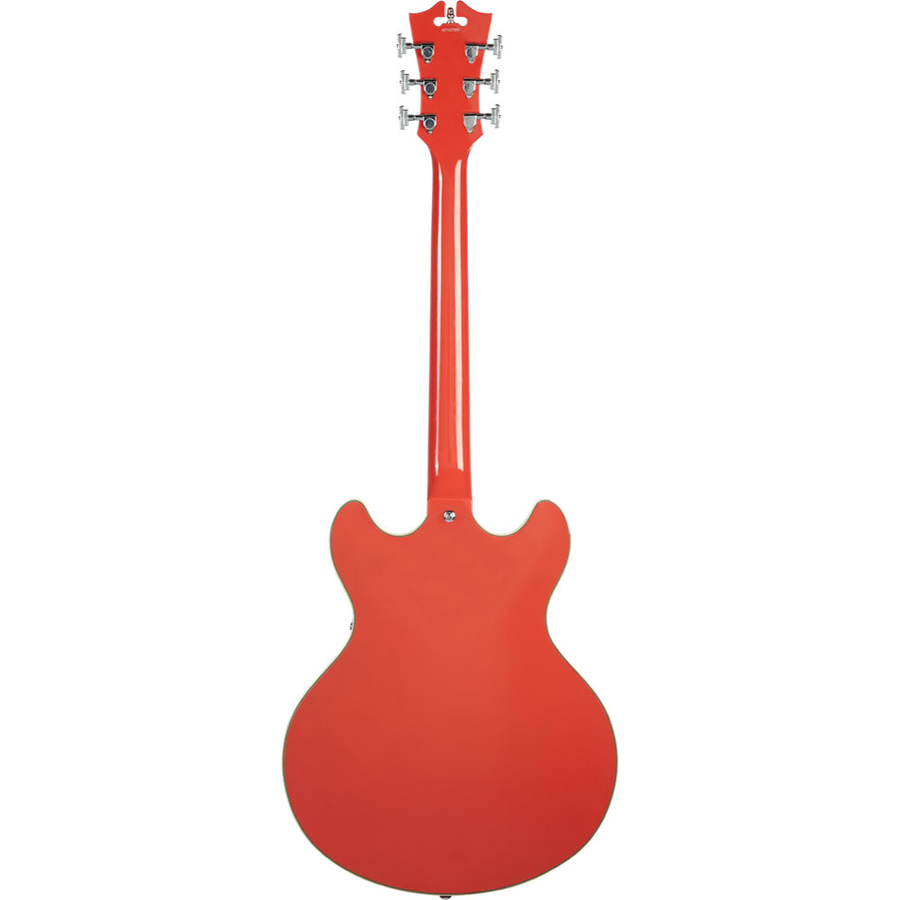 D’Angelico Premier DC Fiesta Red エレキギター ボディバック画像