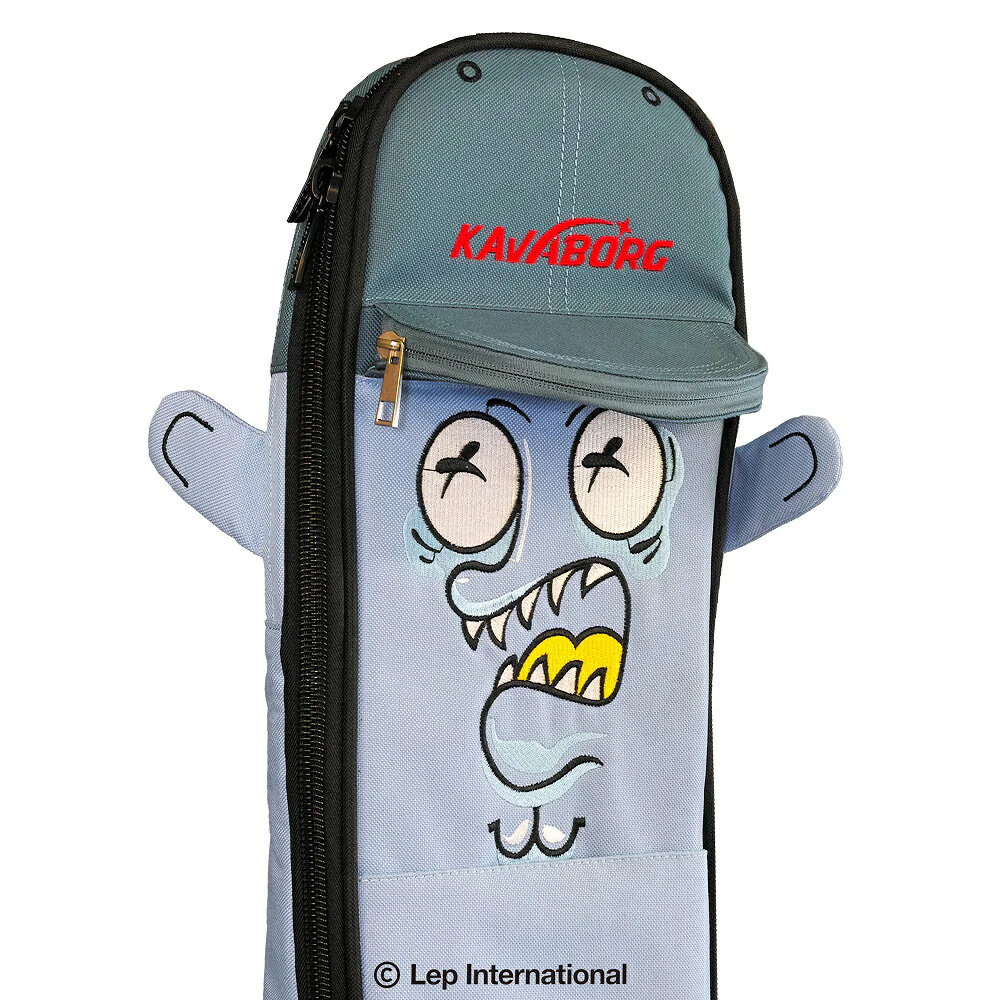 Kavaborg HOBG50F Acoustic Guitar Case Blue OOO/コンサートサイズ向けアコースティックギター用ソフトケース ヘッド部画像