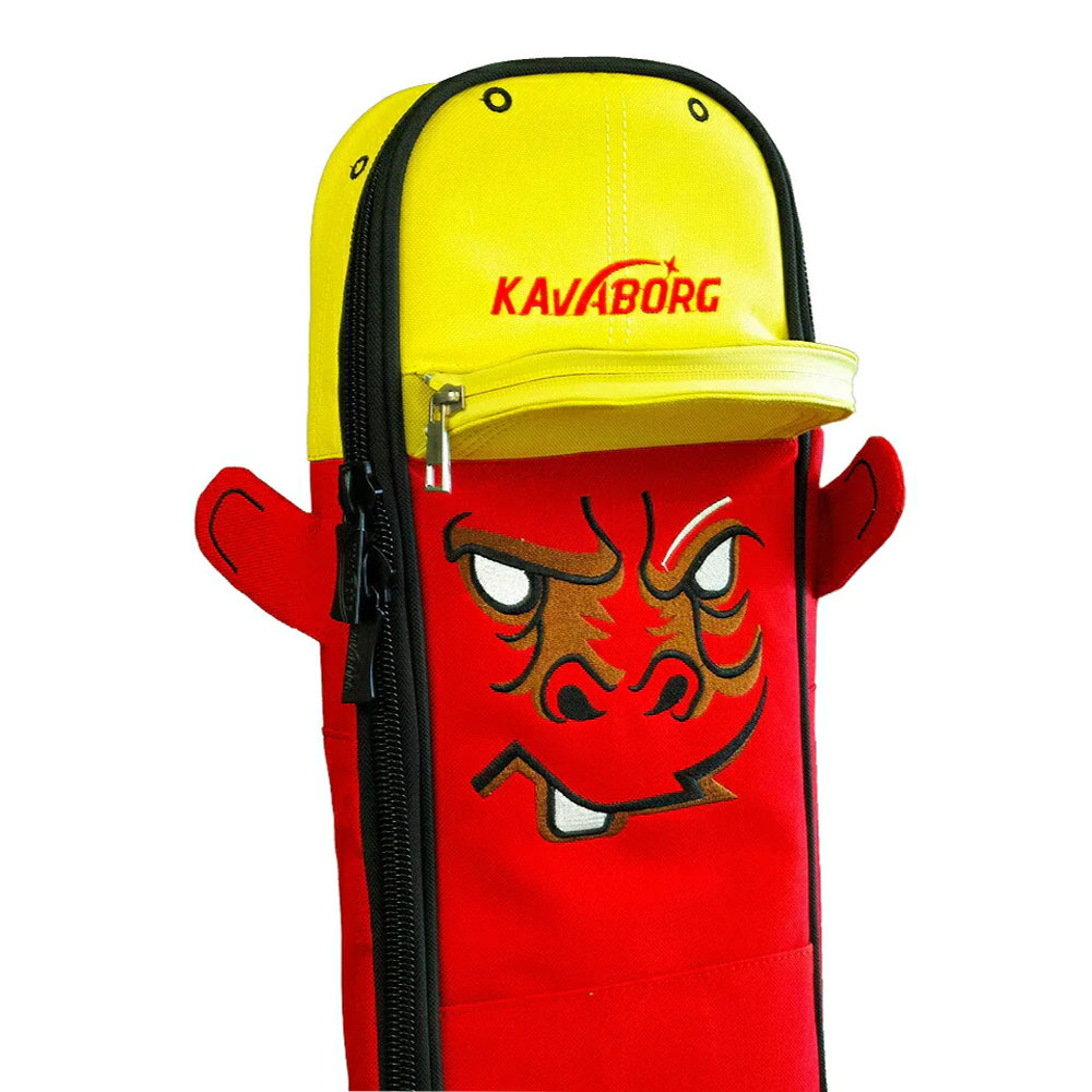 Kavaborg HOBG50F Acoustic Guitar Case Yellow OOO/コンサートサイズ向けアコースティックギター用ソフトケース ヘッド部画像