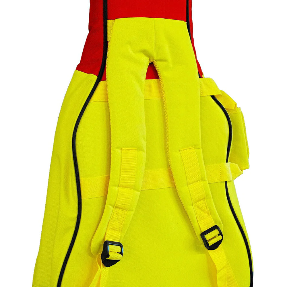 Kavaborg HOBG50F Acoustic Guitar Case Yellow OOO/コンサートサイズ向けアコースティックギター用ソフトケース ショルダーストラップ部画像