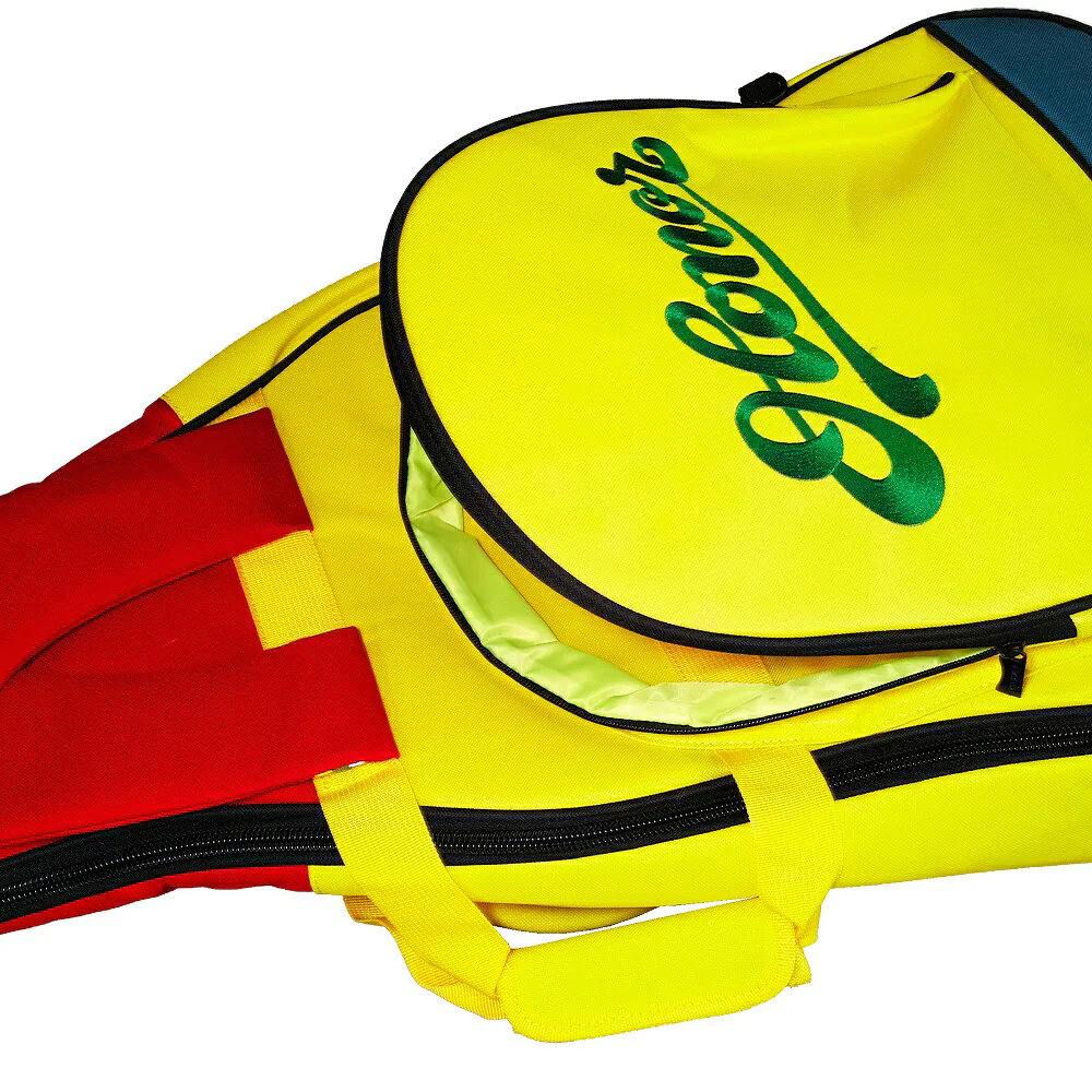 Kavaborg HOBG50F Acoustic Guitar Case Yellow OOO/コンサートサイズ向けアコースティックギター用ソフトケース ポケット部画像