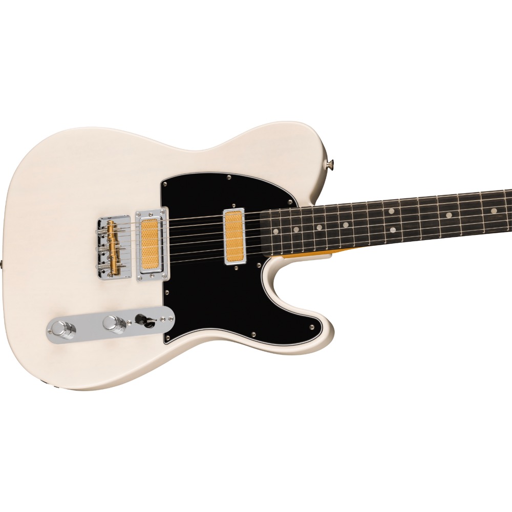 Fender Gold Foil Telecaster EB White Blonde エレキギター 斜めアングル画像