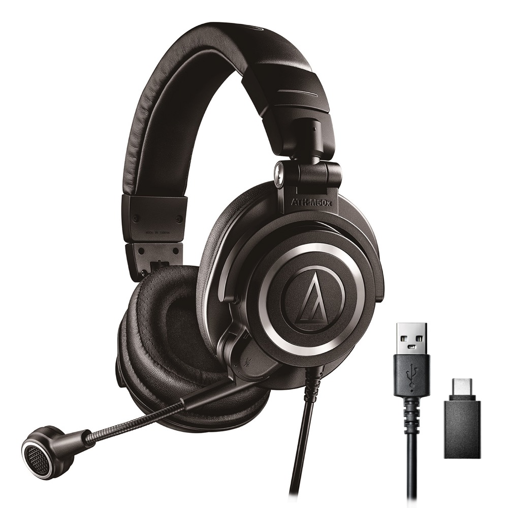 AUDIO-TECHNICA ATH-M50xSTS-USB ストリーミングヘッドセット USB対応