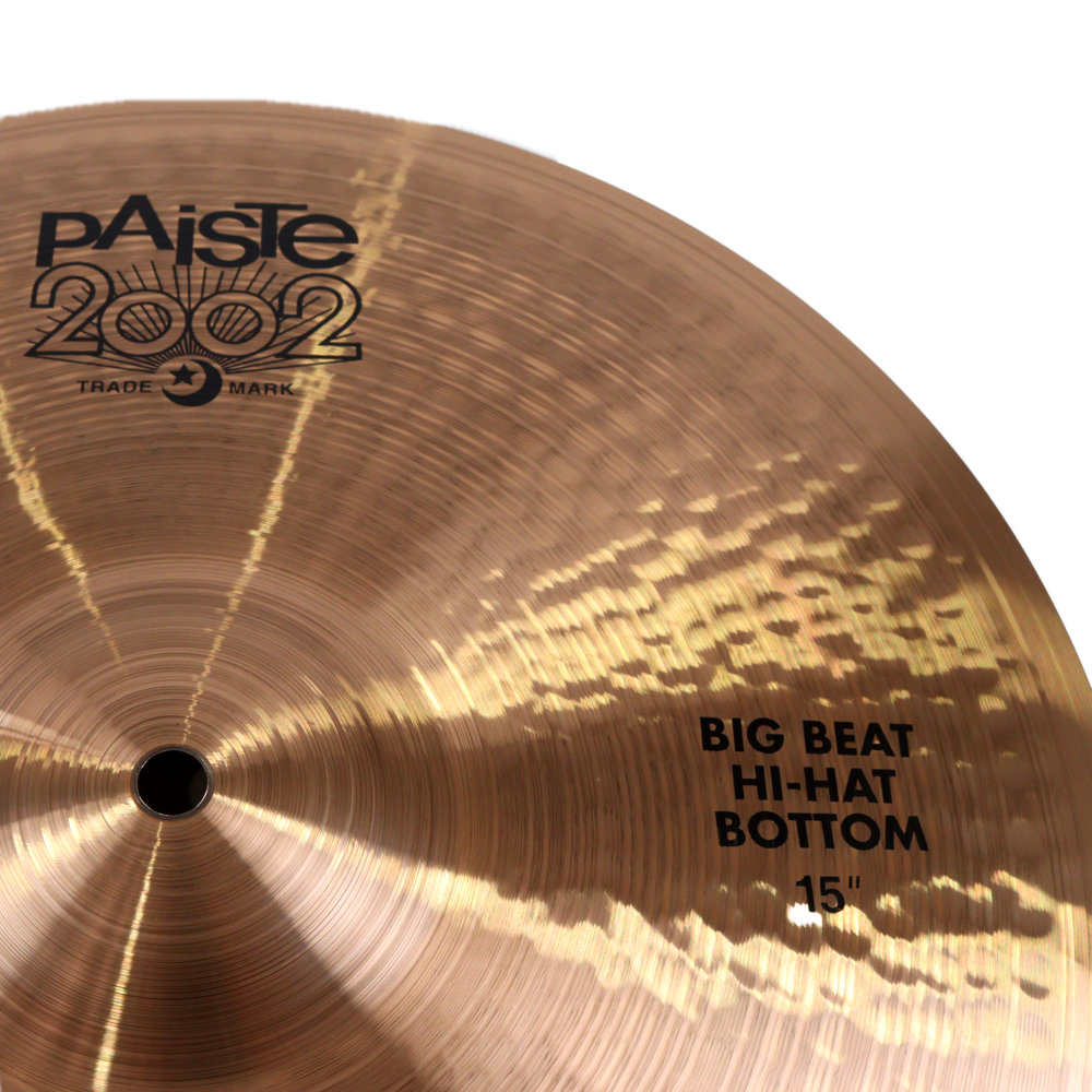 PAISTE 2002 Big Beat Hi-Hat BOT 15" ハイハット 表ロゴ
