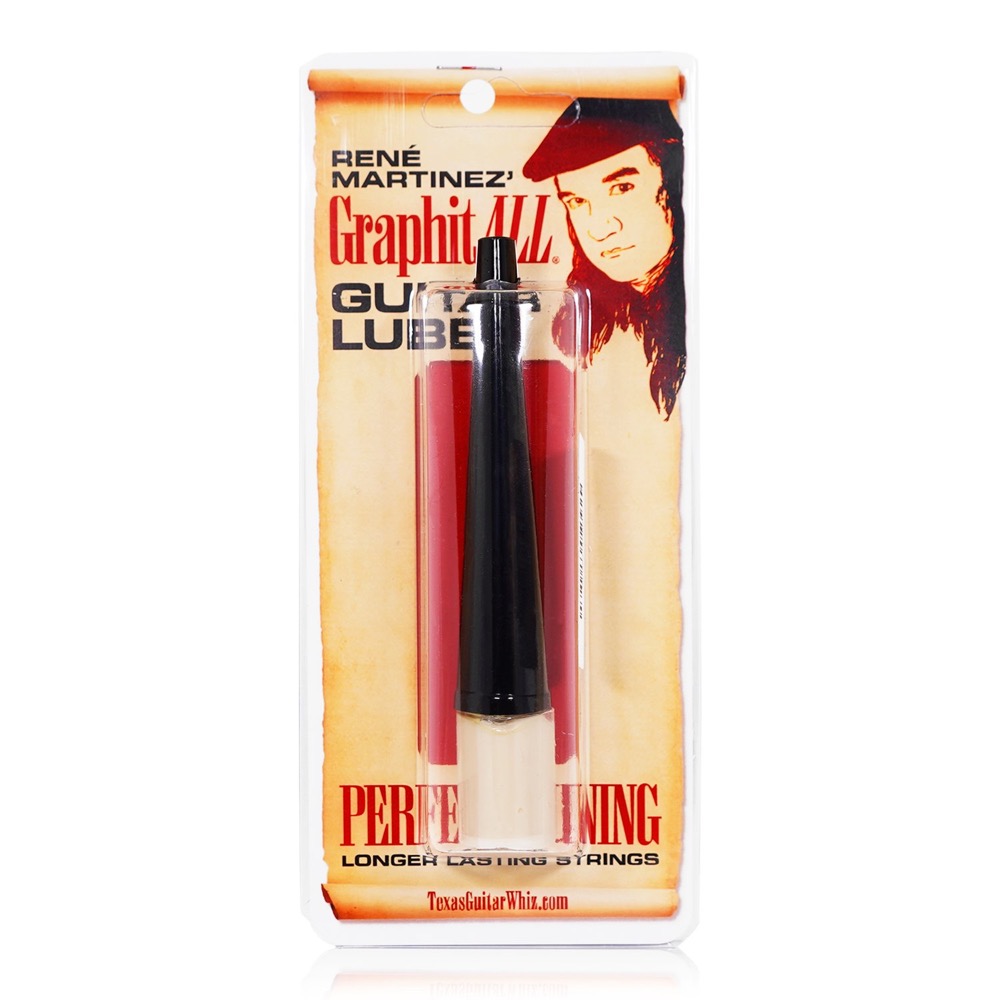 Texas Guitar Whiz GraphitALL Applicator Bottle ギターナット ブリッジ 潤滑剤 パッケージ画像