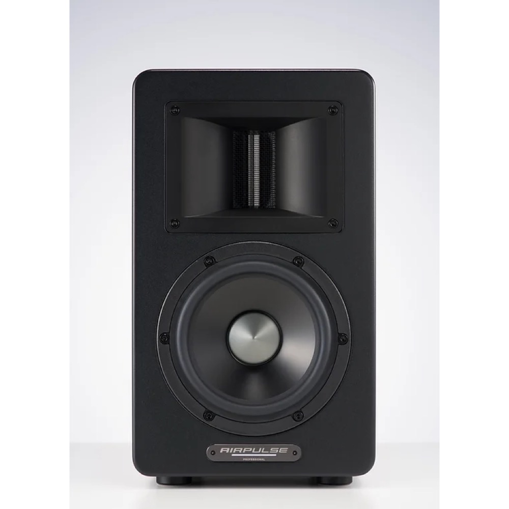 AIRPULSE SM200 ACTIVE SPEAKER パワードモニタースピーカー 1ペア（2本1組） 正面画像