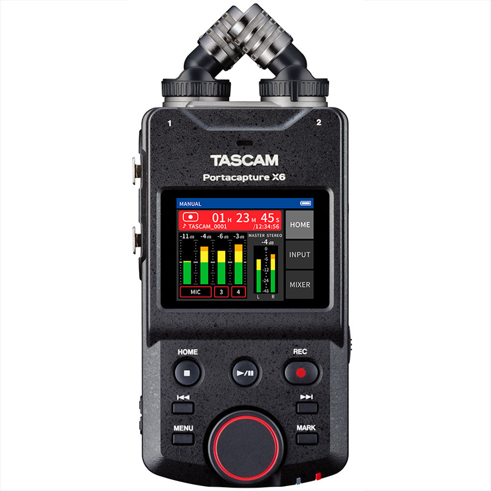 TASCAM Portacapture X6 32bitフロート録音6トラックポータブルレコーダー(タスカム  大事な音を確実に録る。録音を次のステージへ) 全国どこでも送料無料の楽器店