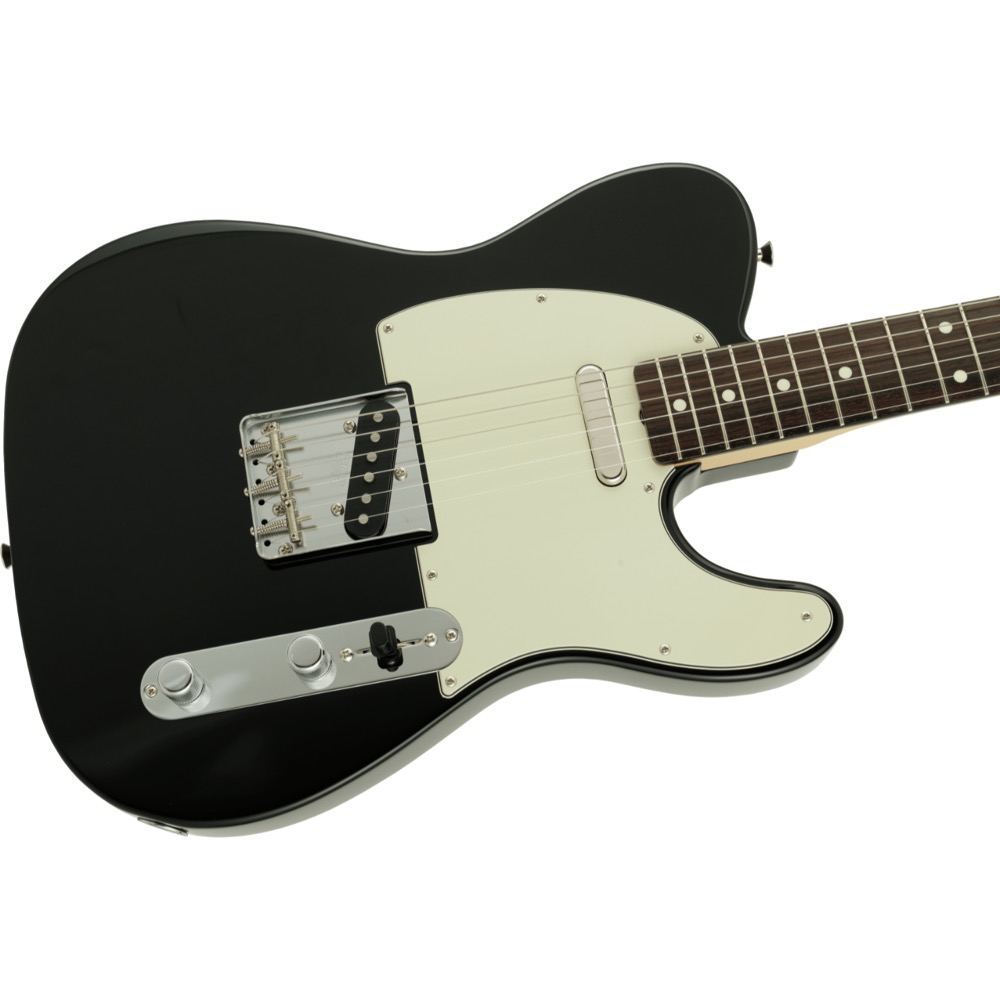 Fender 2023 Collection MIJ Traditional 60s Telecaster RW BLK MHC エレキギター 斜めアングル画像