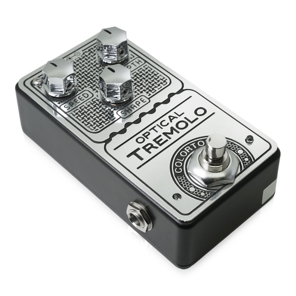 Colortone Pedals Optical Tremolo トレモロ ギターエフェクター 斜めアングル画像