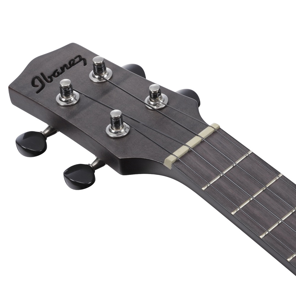 IBANEZ UEW12E-BIF エレクトリックウクレレ Black Ice Flat ヘッド画像