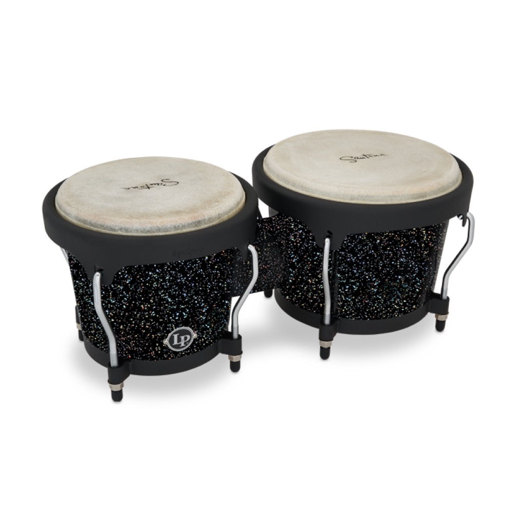 LP LPA601-BM ASPIRE SANTANA 6-3/4" AND 8" SANTANA BLACK MAGIC BONGO SET ボンゴ
