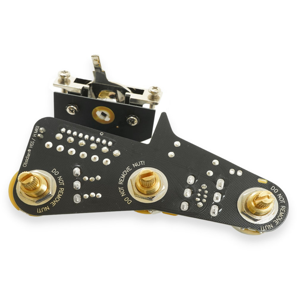 ObsidianWire CUSTOM HSS / HSH FOR STRAT GEN2 Standard ギターパーツ シャフト、スイッチ側画像