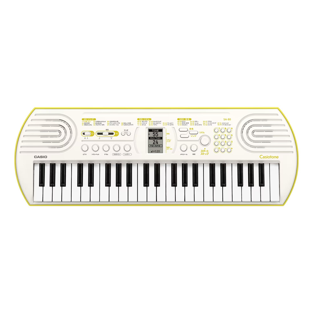 CASIO SA-80 44ミニ鍵盤 電子ミニキーボード