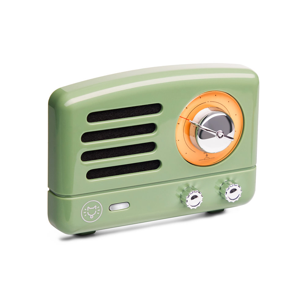 MUZEN MW-Q1I GR PETA Bluetoothスピーカー オリーブグリーン 左上からの画像