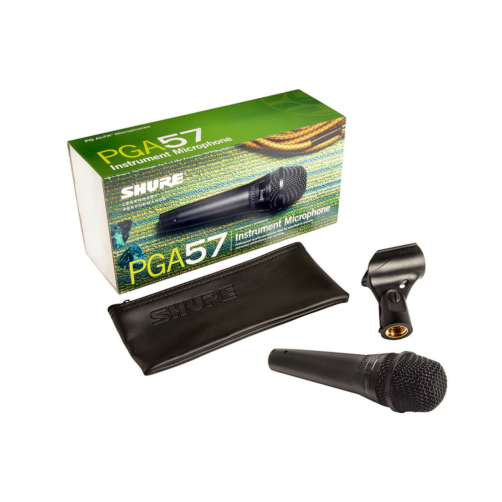 SHURE PGA57-LC-J カーディオイド・ダイナミック・楽器用マイクロホン 内容物画像