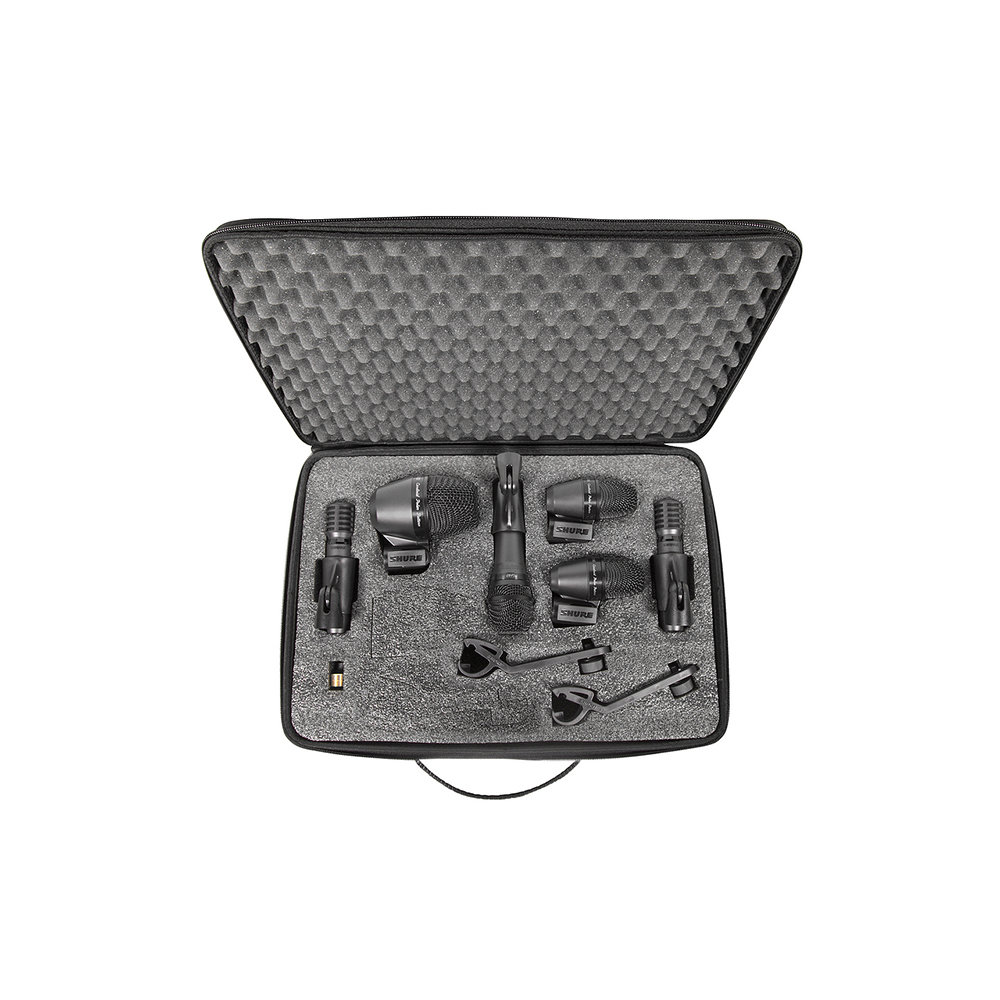 SHURE PGADRUMKIT6-J ドラム用マイクロホンキット 内容物画像