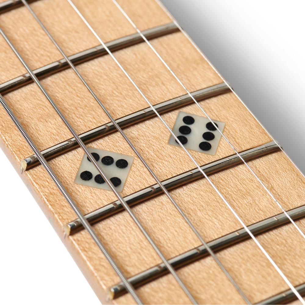 Fender Steve Lacy People Pleaser Stratocaster MN Chaos Burst エレキギター ポジションマーク画像