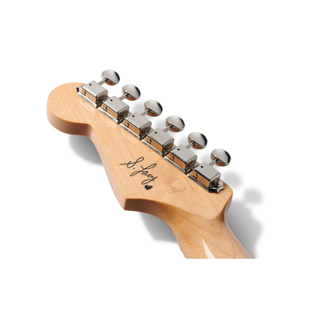 Fender Steve Lacy People Pleaser Stratocaster MN Chaos Burst エレキギター ヘッド裏