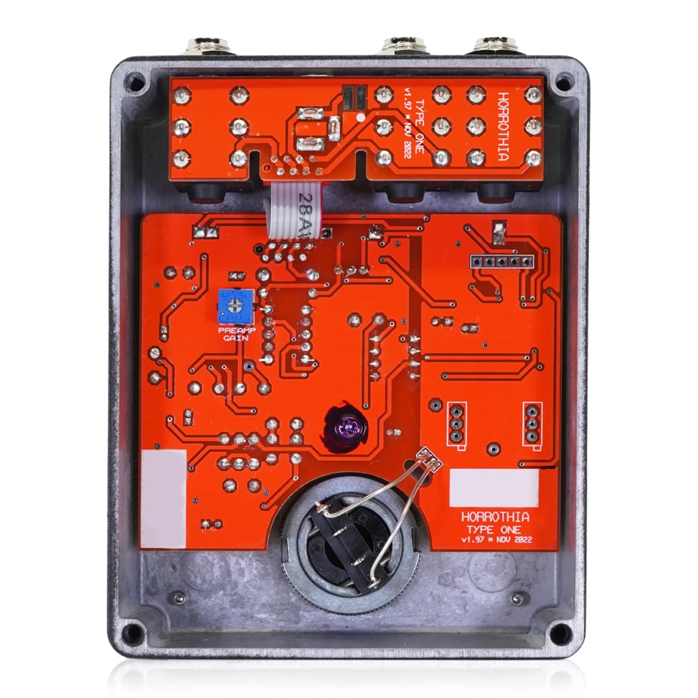 Horrothia TYPE ONE コーラス コーラスアンサンブル ギターエフェクター 内部画像