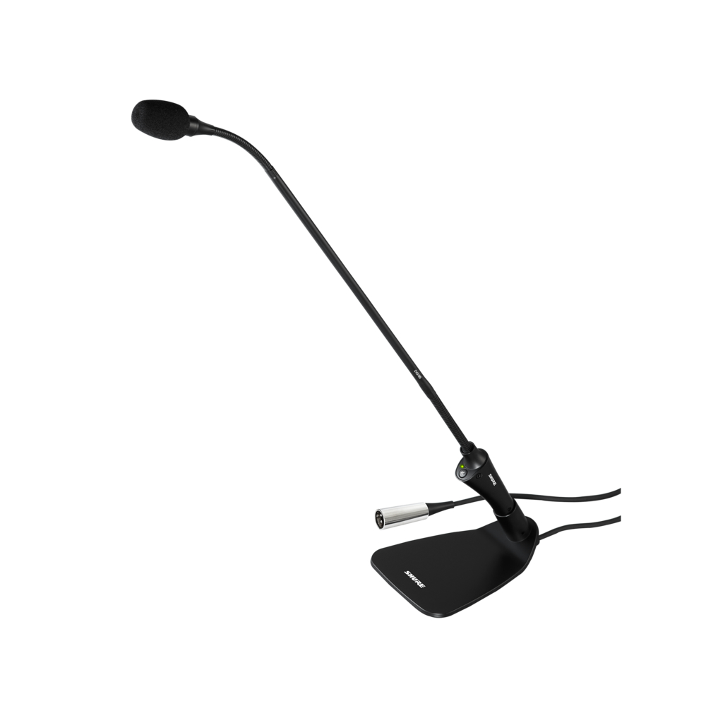 SHURE CVG18DS-B/C-X グースネックマイクロホン 46cm デスクトップモデル LED付き