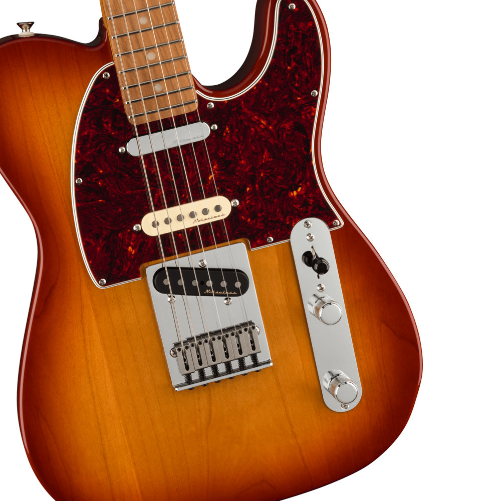 Fender フェンダー Player Plus Nashville Telecaster PF Sienna Sunburst エレキギター テレキャスター プレイヤープラスシリーズ ボディ画像