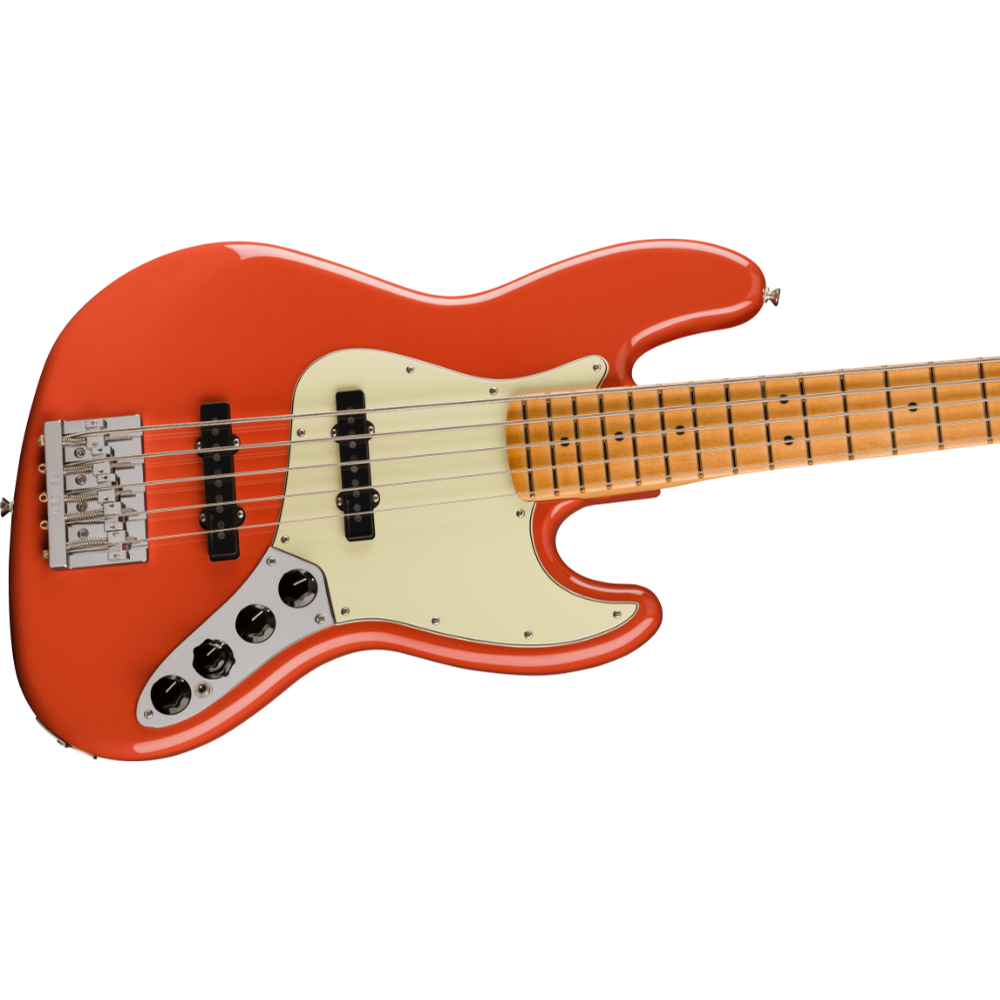 Fender Player Plus Jazz Bass V MN Fiesta Red エレキベース ボディトップ画像