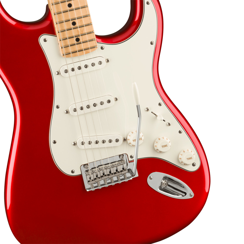 Fender Player Stratocaster MN Candy Apple Red エレキギター エレキギター ストラト ボディアップ 画像