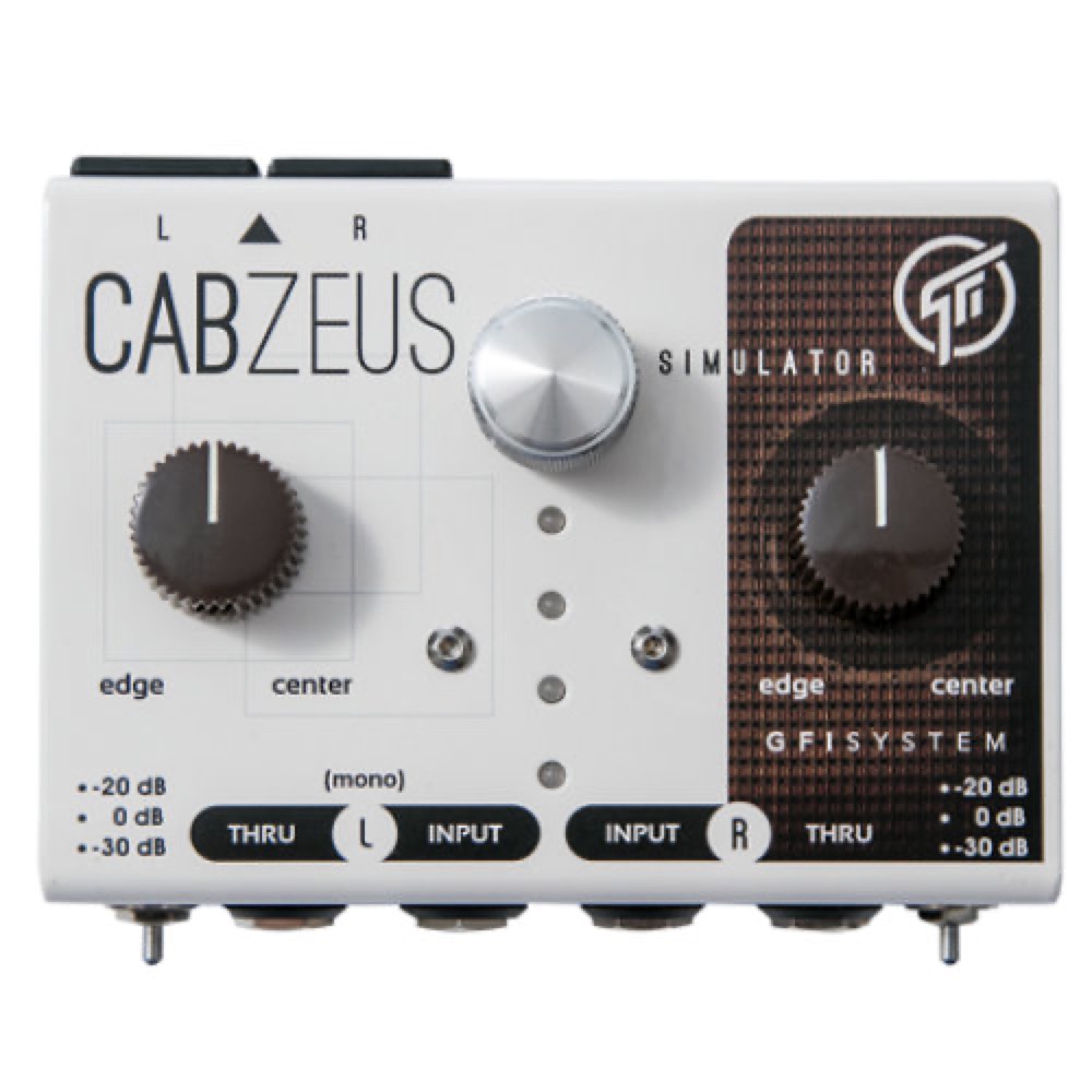 GFI SYSTEMS CABZEUS (キャブゼウス) スピーカーキャビネットシミュレーター DI ダイレクトボックス ギターエフェクター