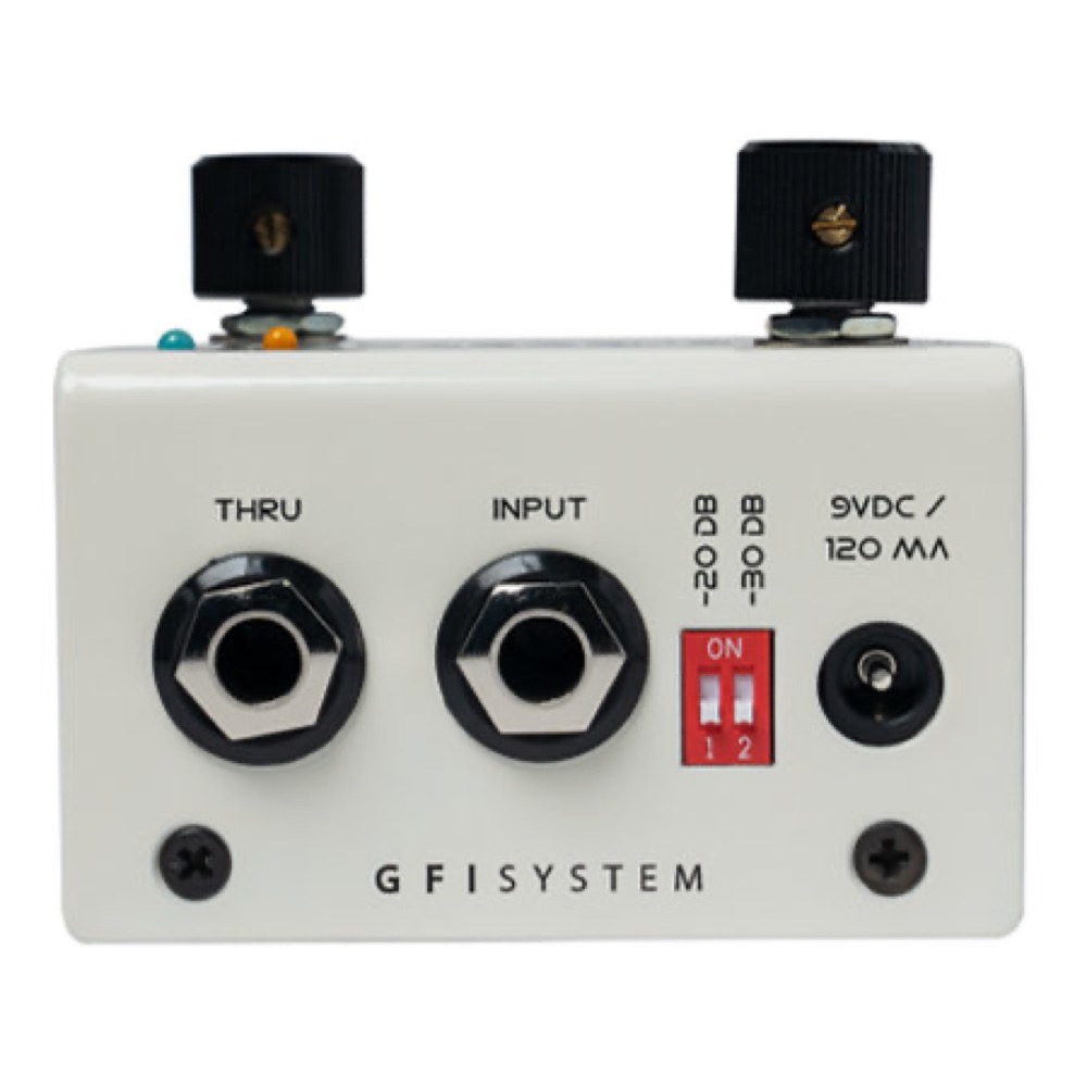 GFI SYSTEMS CABZEUS Mono (キャブゼウスモノ) スピーカーキャビネットシミュレーター DI ダイレクトボックス ギターエフェクター input端子側画像