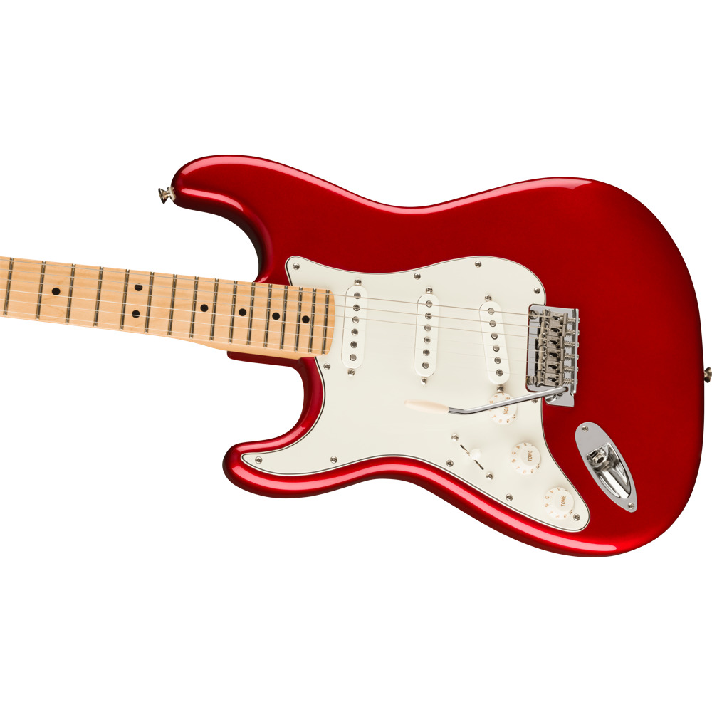 Fender Player Stratocaster LH MN Candy Apple Red エレキギター エレキギター ストラト ボディアップ 画像