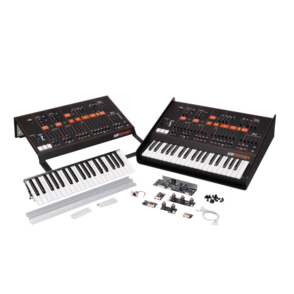 KORG ARP ODYSSEY FS Kit 組み立てキット ARPODYSSEY-FSK3 アナログシンセサイザー パーツ、完成品画像