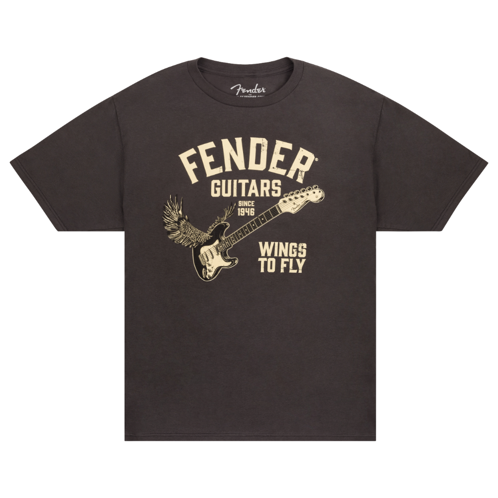 Fender フェンダー WINGS TO FLY T-SHIRT VBL M ヴィンテージ ブラック