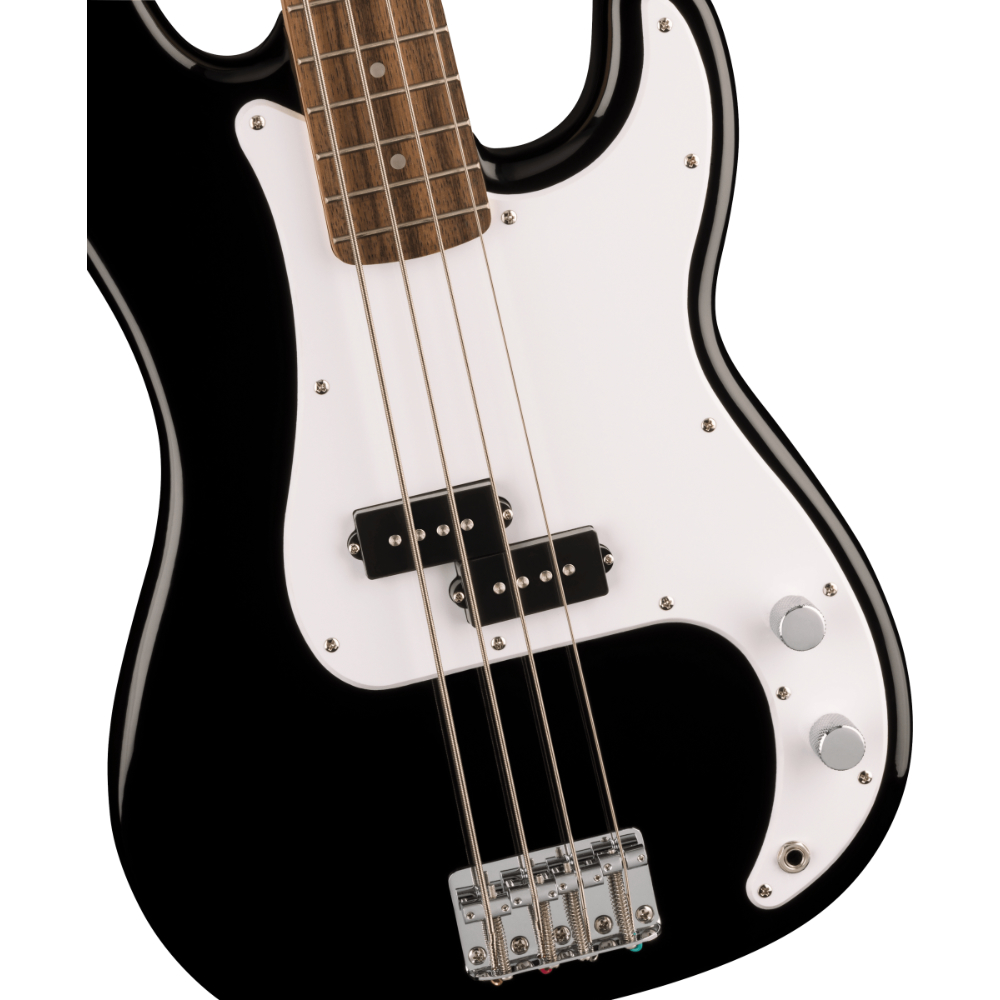 Squier スクワイヤー スクワイア Sonic Precision Bass LRL BLK エレキベース ボディトップ画像