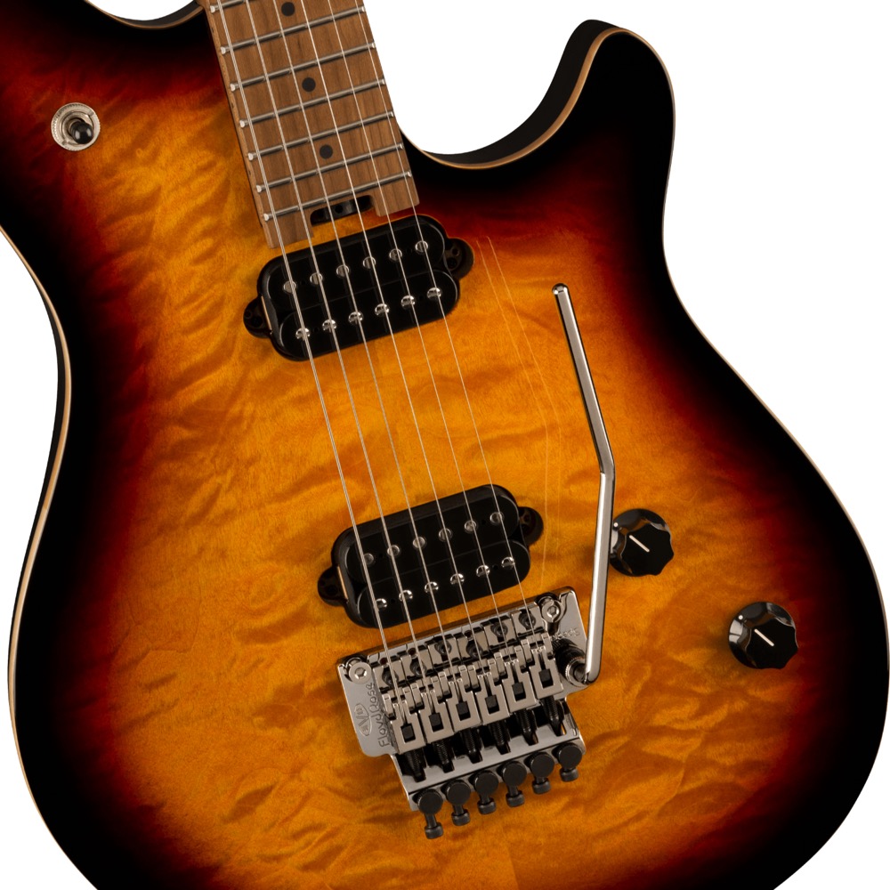 EVH イーブイエイチ Wolfgang WG Standard QM 3-Color Sunburst エレキギター ボディ画像