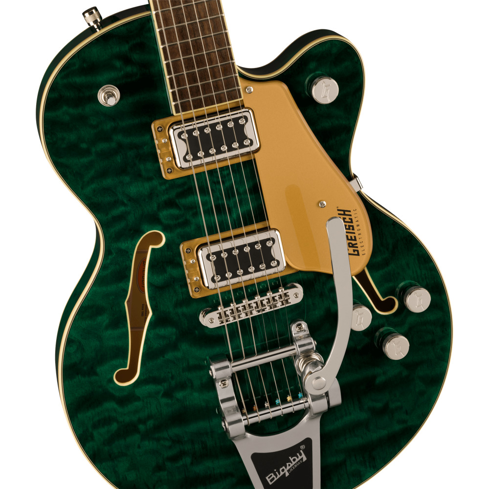 GRETSCH グレッチ G5655T-QM Electromatic Center Block Jr. Single-Cut Quilted Maple with Bigsby Mariana エレキギター GRETSCH セミアコ ボディアップ 画像