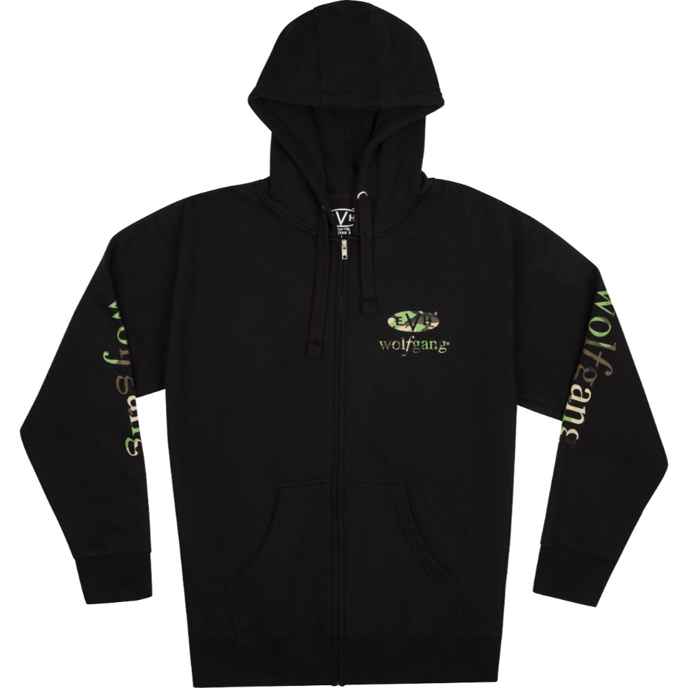 EVH イーブイエイチ Wolfgang Black and Camo Hoodie Sサイズ パーカー フーディ