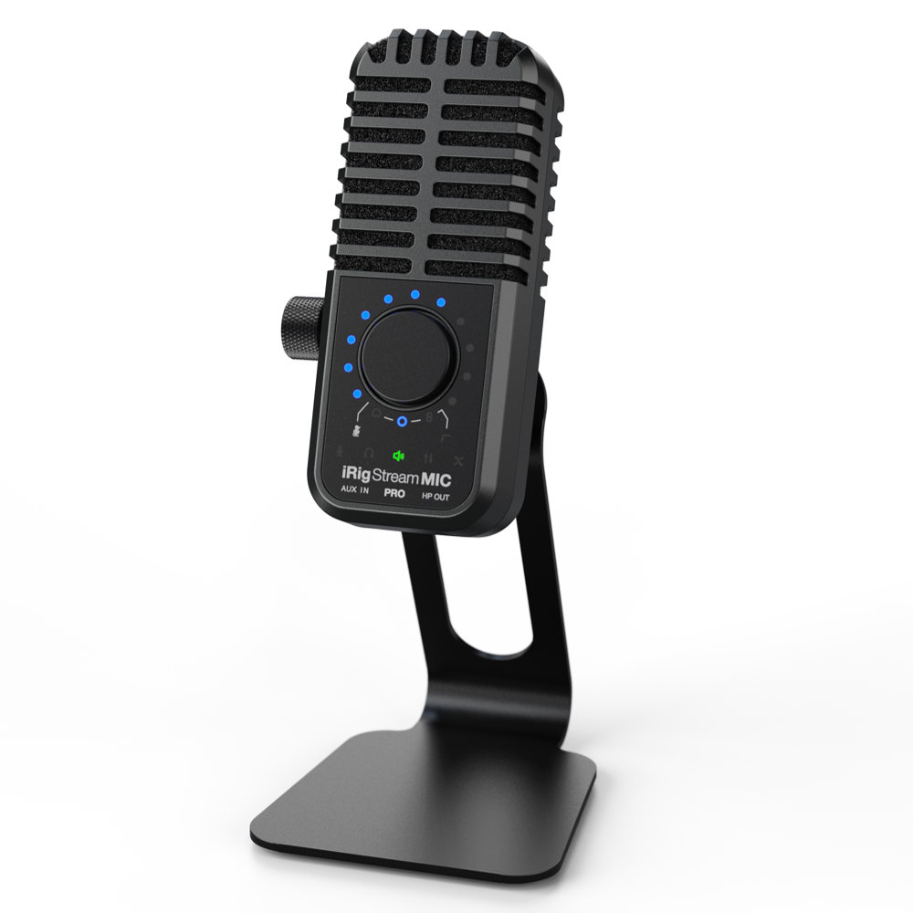 IK Multimedia iRig Stream Mic Pro コンデンサーマイク & オーディオインターフェイス