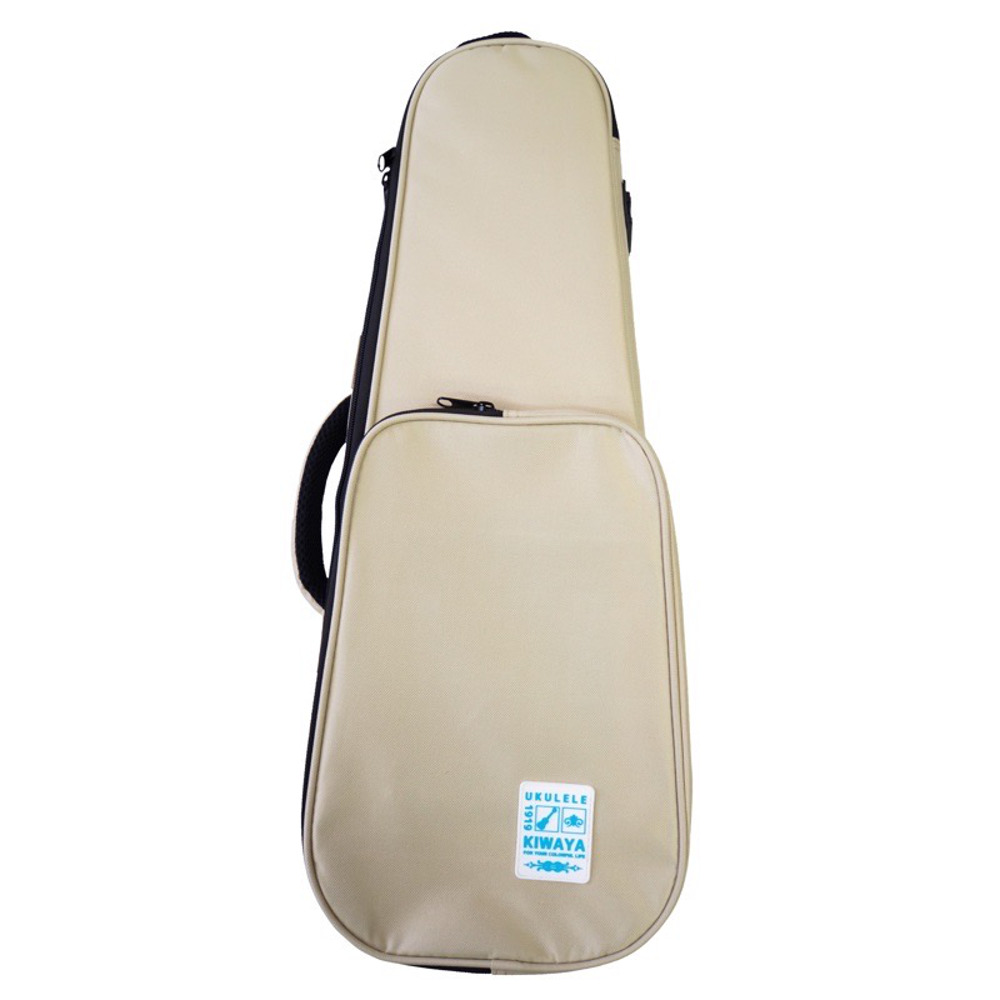 KIWAYA KLC-Ten/IV ウクレレライトケース KLC アイボリー テナー用ウクレレケース ウクレレライトケース テナー用ウクレレケース 正面 画像