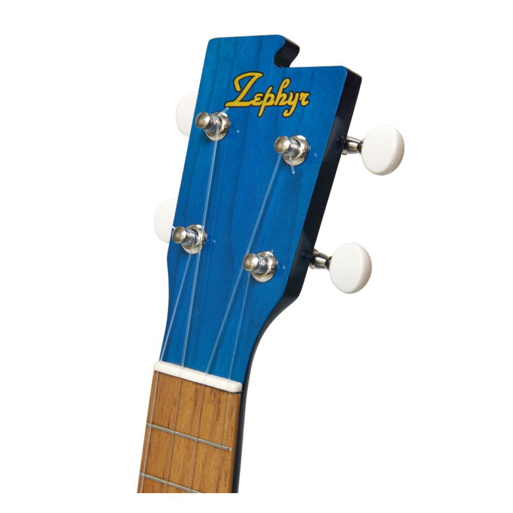 ZEPHYR No.22-B ソプラノウクレレ マリンブルー ヘッド画像