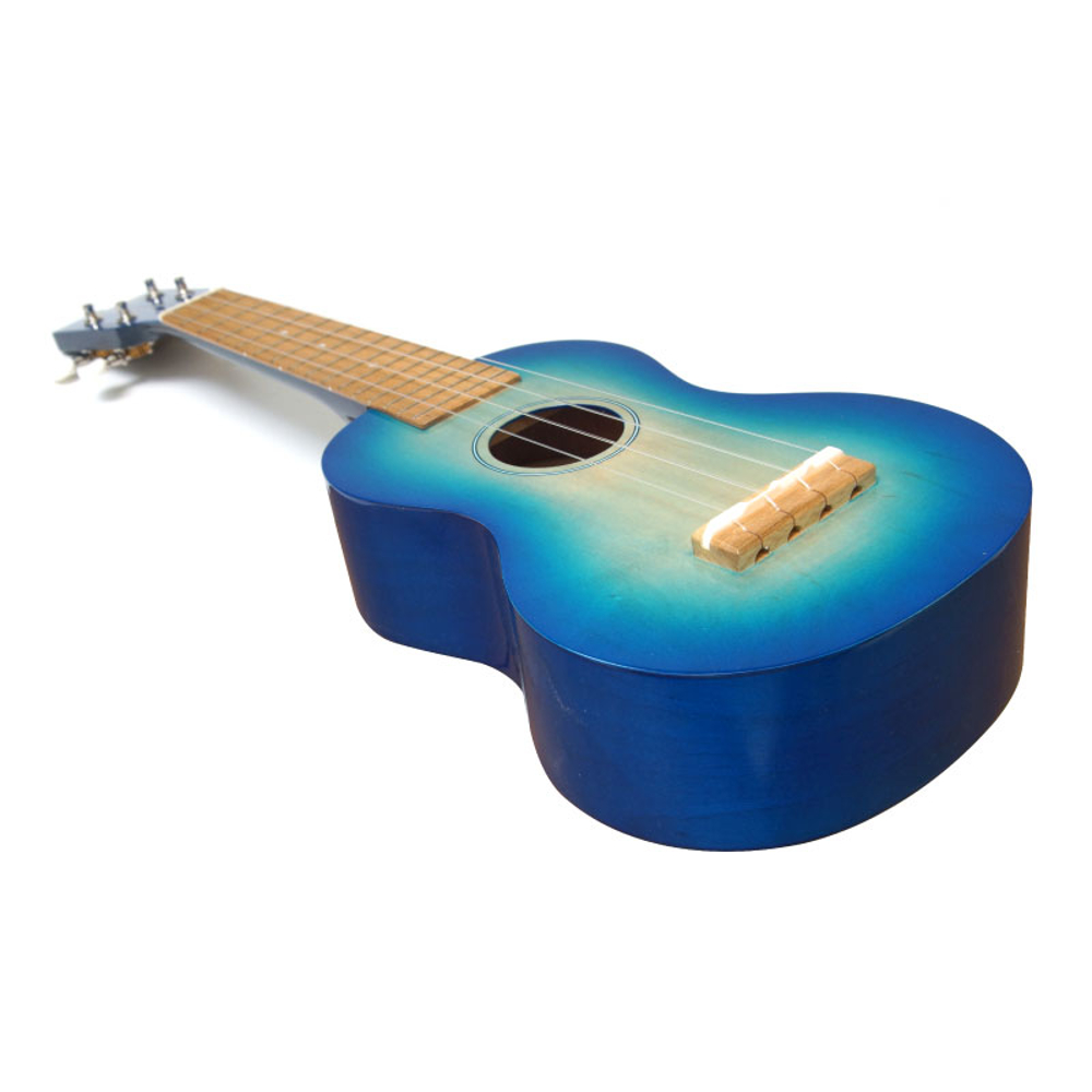 ZEPHYR No.22-B ソプラノウクレレ マリンブルー ボディサイド画像