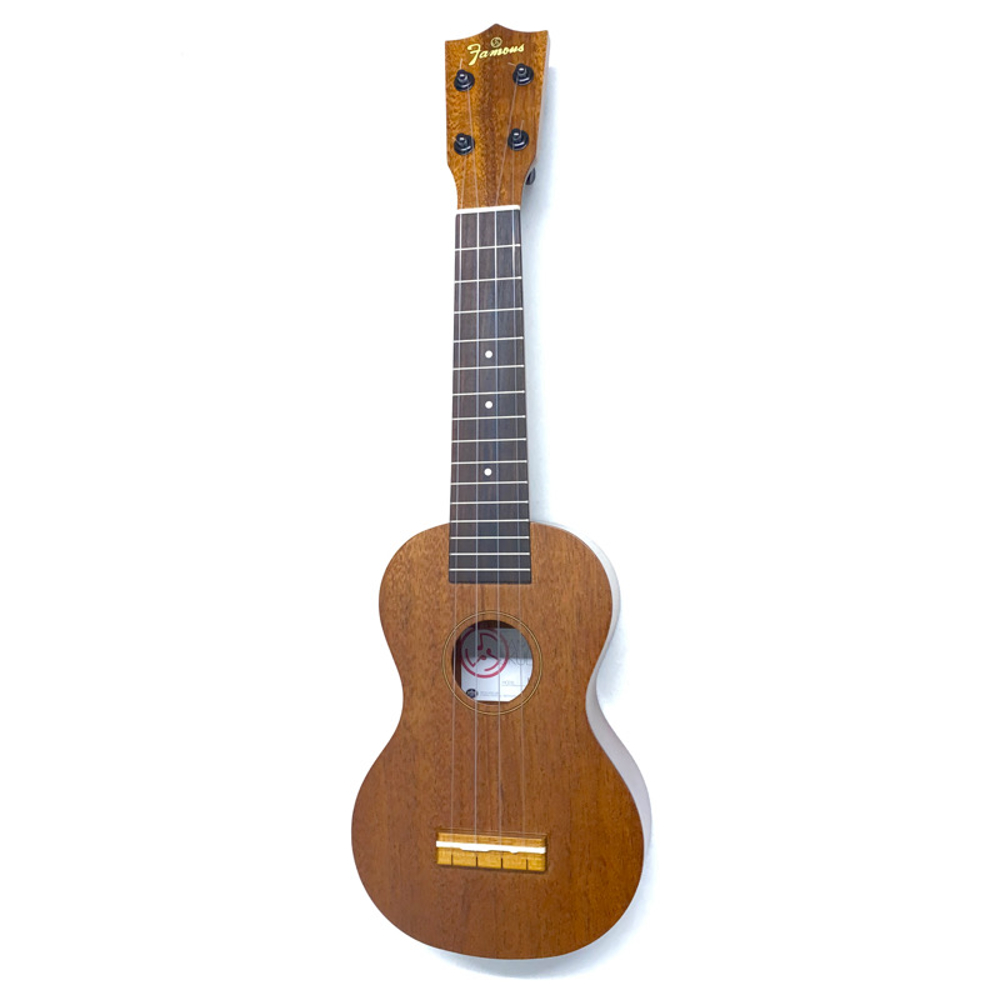 Famous FS-6cst ソプラノウクレレ マホガニー単板トップ 2022-23モデル ソフトケース付き