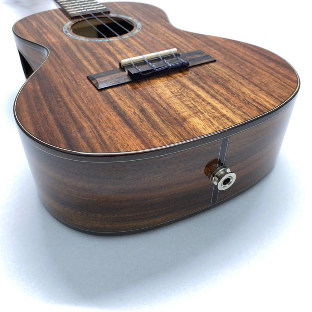 Kai Ukulele KT-5000R/EQ テナーウクレレ ソフトケース付き ピックアップ搭載 エレクトリックウクレレ ボディサイド画像