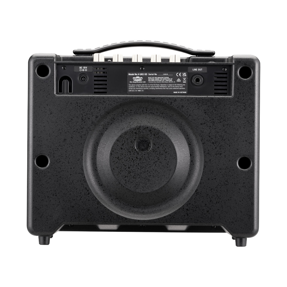 VOX V-UKE-50 VOX UKULELE 50 ウクレレ用アンプ ウクレレ用アンプ 裏面 画像