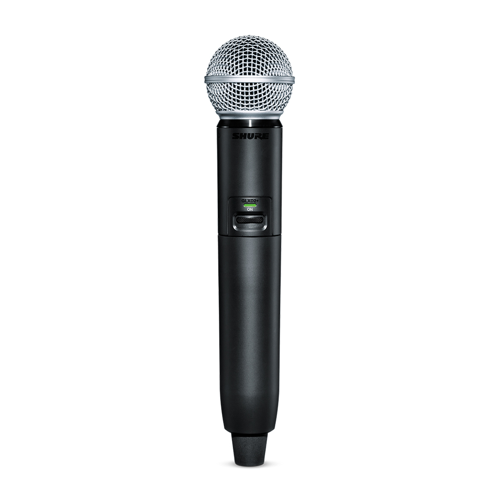 SHURE GLXD24+J/SM58-Z2 ボーカル用ワイヤレスシステム 2.4GHz帯 ハンドヘルド型送信機 テーブルトップ型受信機 ハンドヘルド画像