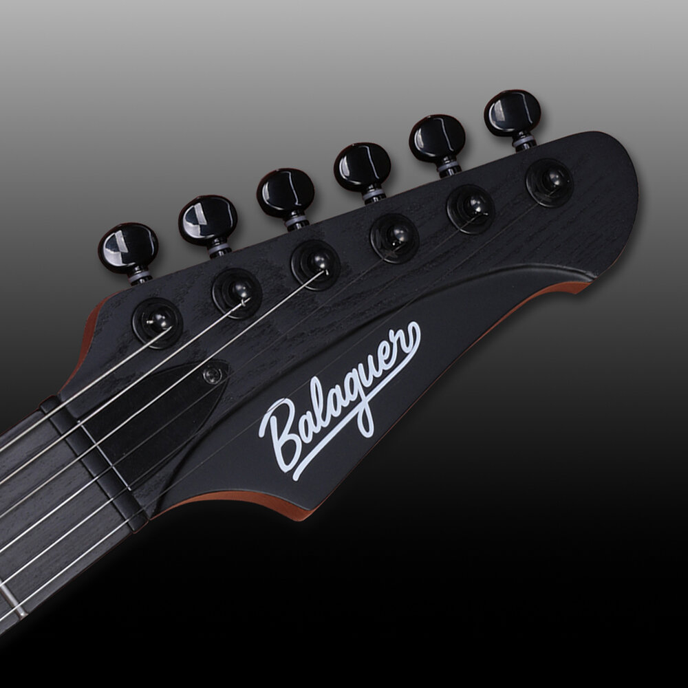 Balaguer Guitars Thicket Black Friday Select Rustic Black エレキギター ヘッド画像