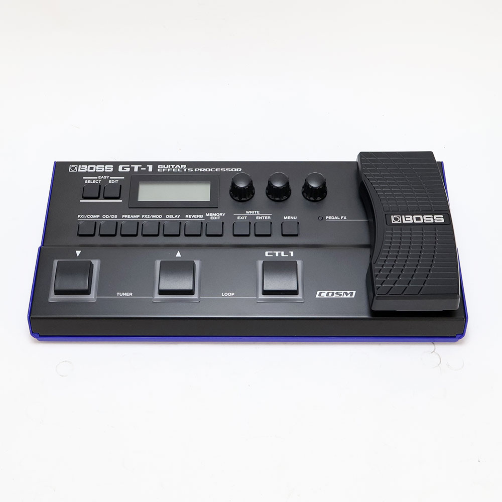 【中古】ボス マルチエフェクター BOSS GT-1 Guitar Effect Processor 正面