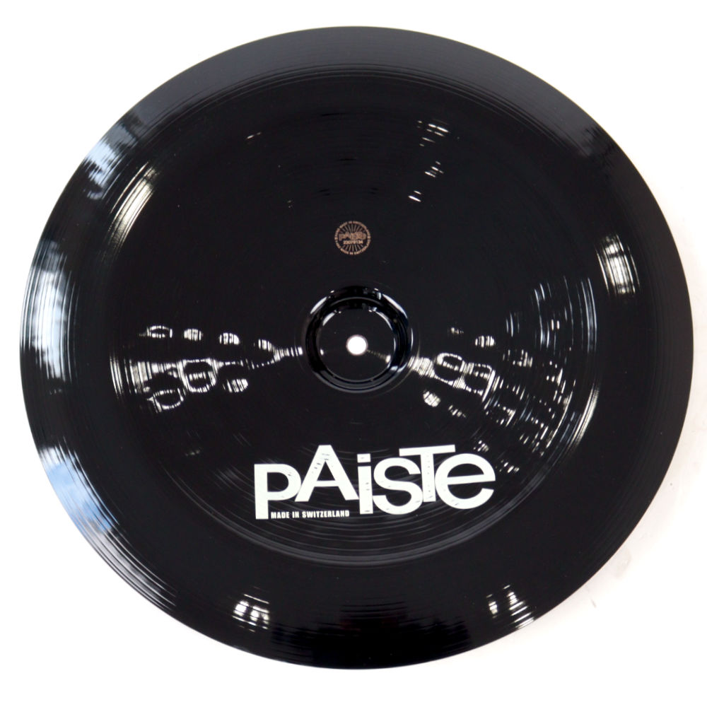 パイステ チャイナシンバル 18インチ Color Sound 900 Black China 18' PAISTE 裏面