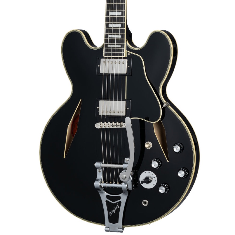 Epiphone エピフォン Shinichi Ubukata ES-355 Custom Bigsby Ebony IGES355CSUEBNB3 生形真一シグネチャーモデル エレキギター ボディ画像