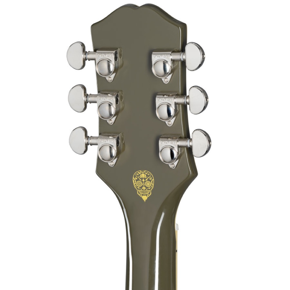 Epiphone エピフォン Shinichi Ubukata ES-355 Custom Bigsby Olive Drab IGES355CSUODNB3 生形真一シグネチャーモデル エレキギター ヘッド裏画像