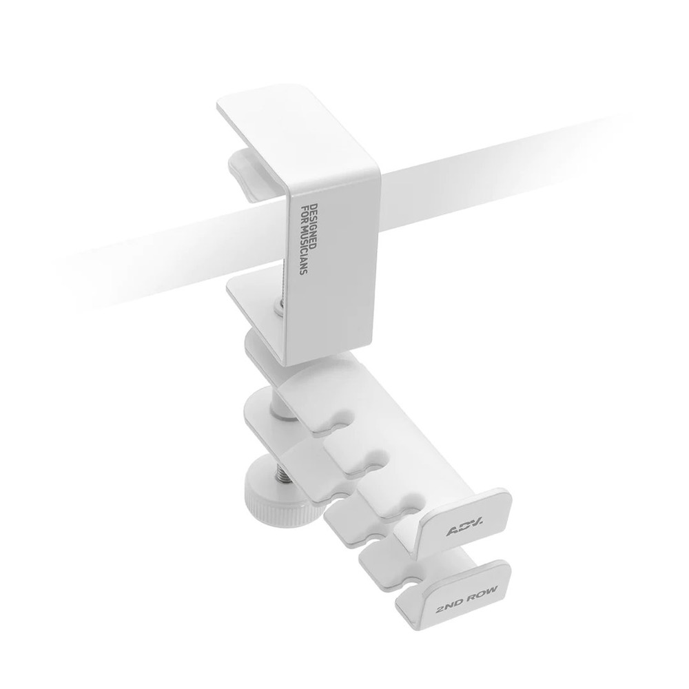 ADV. エーディーブイ Dual Suspension WHT ヘッドホンハンガー 使用例